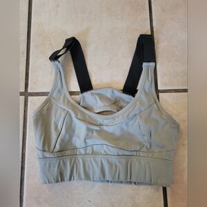 Varley Women's Gray/Olive Sports Bra